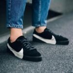 Buy Nike Blazer City Low LX black and white sneakers. Shoes Online in India - Bootery - Image 5