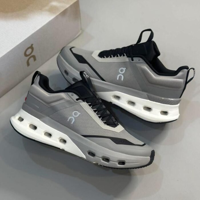 On Running Cloudnova X Alott Grey Black Shoes - Best Price Online - Bootery - Image 3