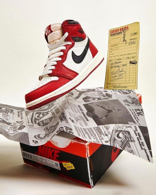 Jordan Nike Air Jordan 1 Lost & Found Semi UA - Image 5