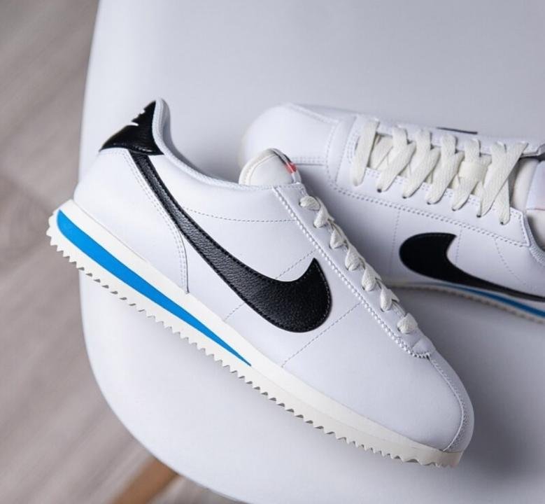 Buy Nike Cortez TXT White Blue Shoes Online in India - Bootery - Image 9