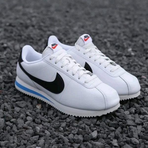 Buy Nike Cortez TXT White Blue Shoes Online in India - Bootery - Image 4