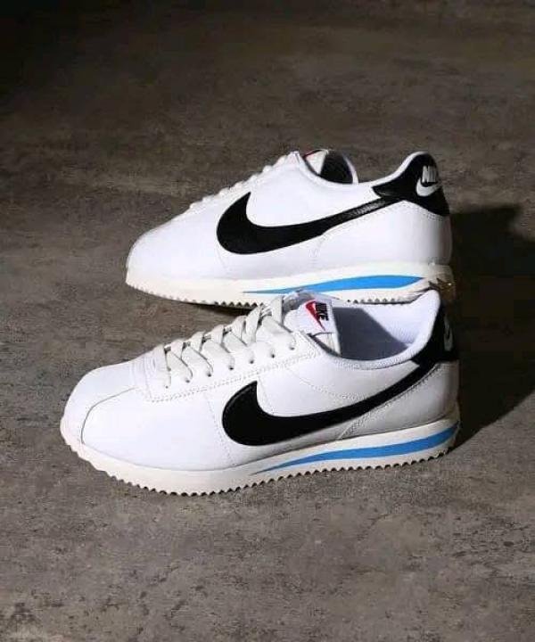 Buy Nike Cortez TXT White Blue Shoes Online in India - Bootery - Image 3