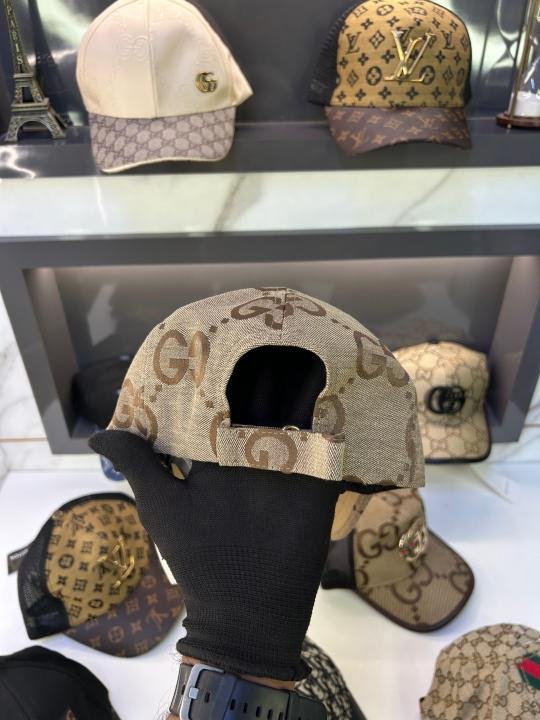 Gucci Monogram Print Premium Cap 2108 - Image 3