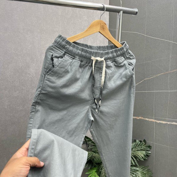 Zara Green linen pant 439 - Image 2