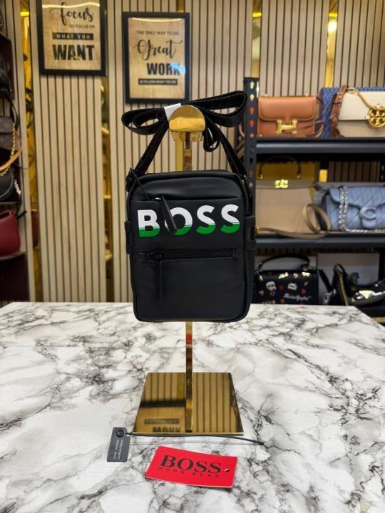 Hugo Boss Urban Compact Matrix Crossbody Side Bag
