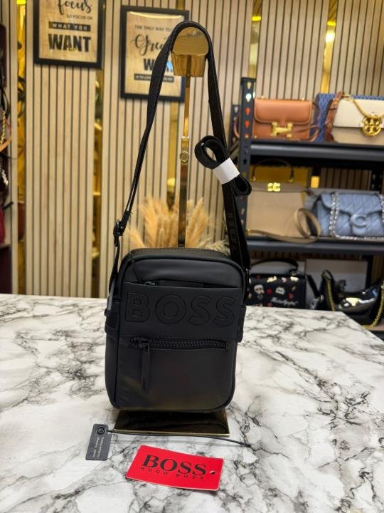 Hugo Boss Urban Compact Matrix Crossbody Side Bag
