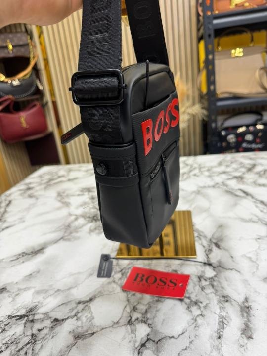 Hugo Boss Urban Compact Matrix Crossbody Side Bag - Image 3