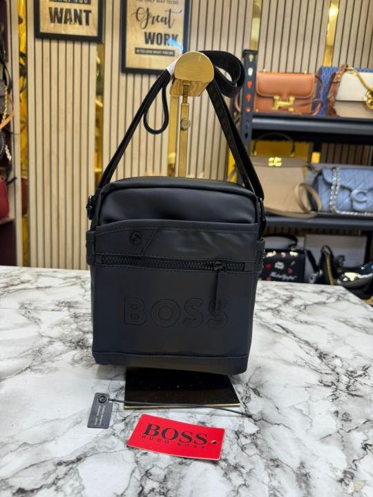 Hugo Boss Urban Grid Crossbody Side Bag