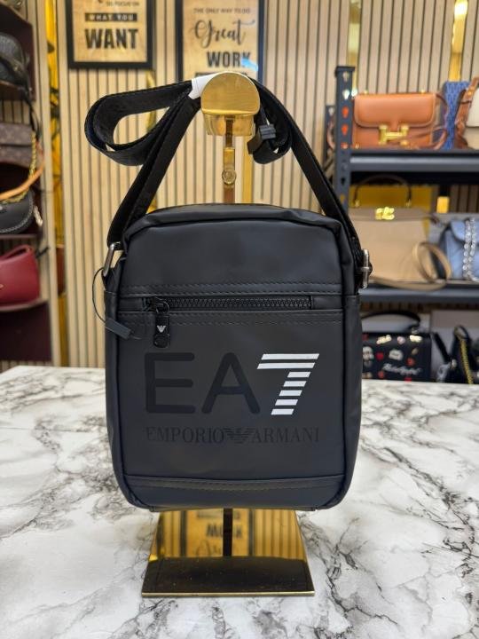 Emporio Armani EA7 Urban White Pulse Crossbody Side Bag