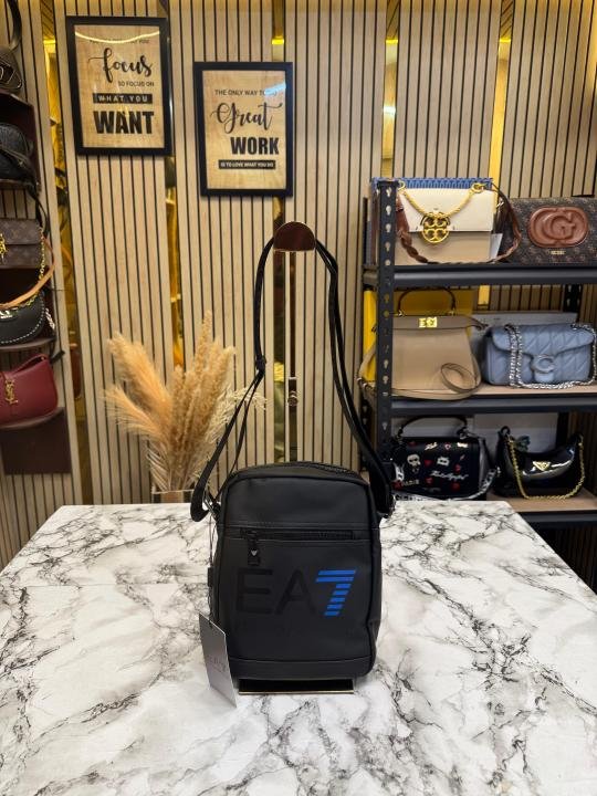 Emporio Armani EA7 Urban Blue Pulse Crossbody Side Bag