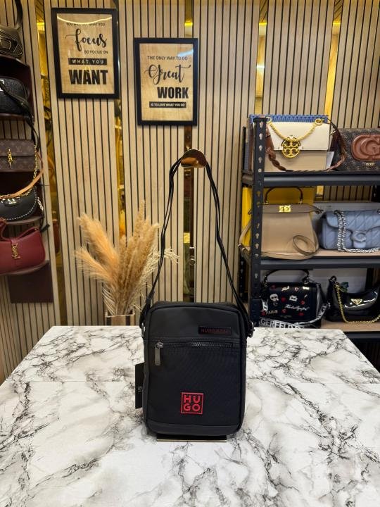 Hugo Boss Urban Grid Crossbody Side Bag