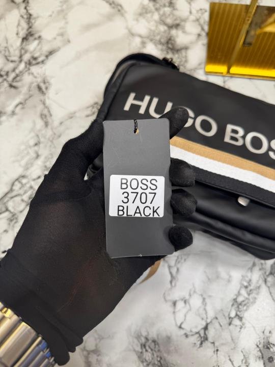 Hugo Boss Vertigo Logo Stripe Crossbody Side Bag - Image 3