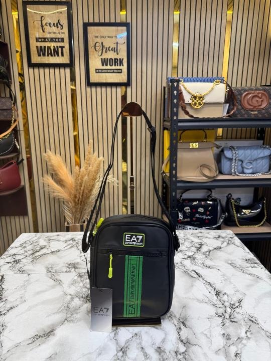 Emporio Armani VoltStripe Crossbody Side Bag