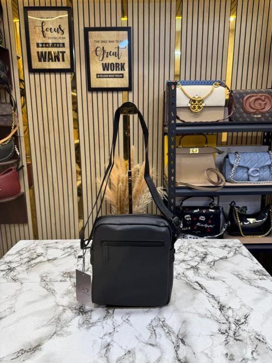 Emporio Armani Emporio Arman I Eagle Logo Signature Crossbody Bag - Image 4