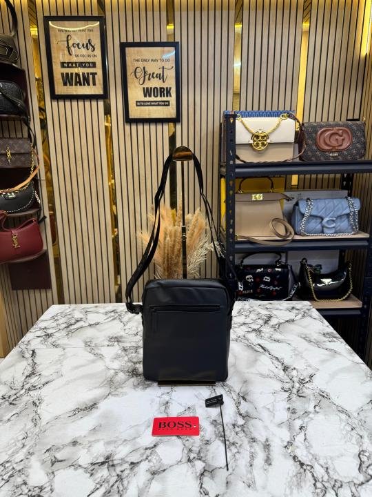 Hugo Boss Woven Logo Crossbody Bag - Image 3
