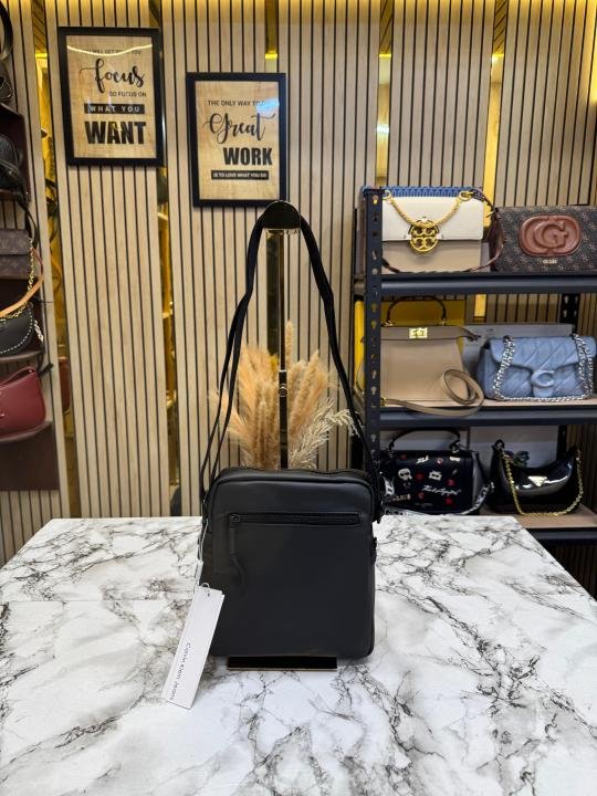 Buy Calvin Klein CK Mattle Black Crossbody Bag Minimal Urban Edition Online in India - Bootery - Image 3