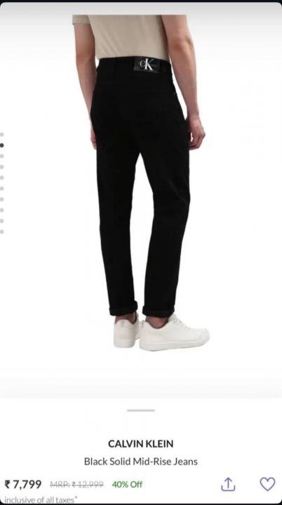 Calvin Klein Imported Black Super Premium Denim F2727-bl - Image 10