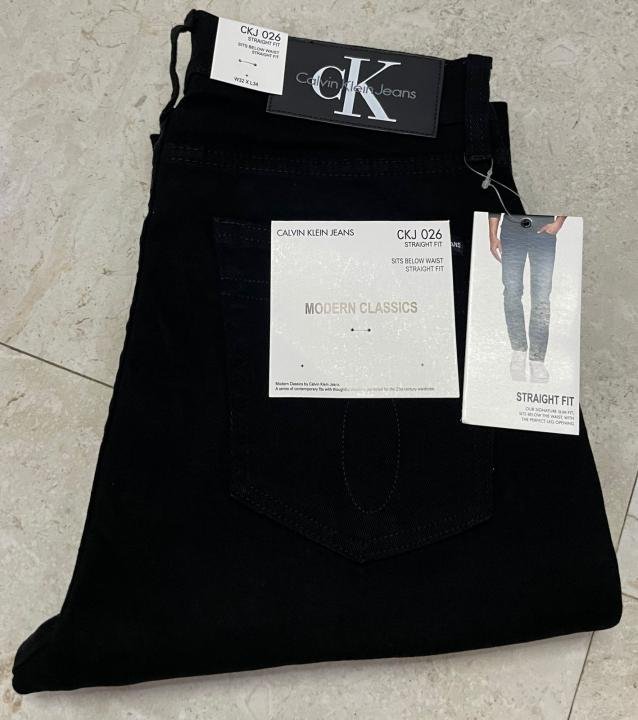 Calvin Klein Imported Black Super Premium Denim F2727-bl - Image 8