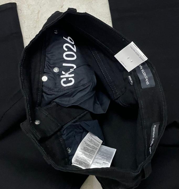 Calvin Klein Imported Black Super Premium Denim F2727-bl - Image 6