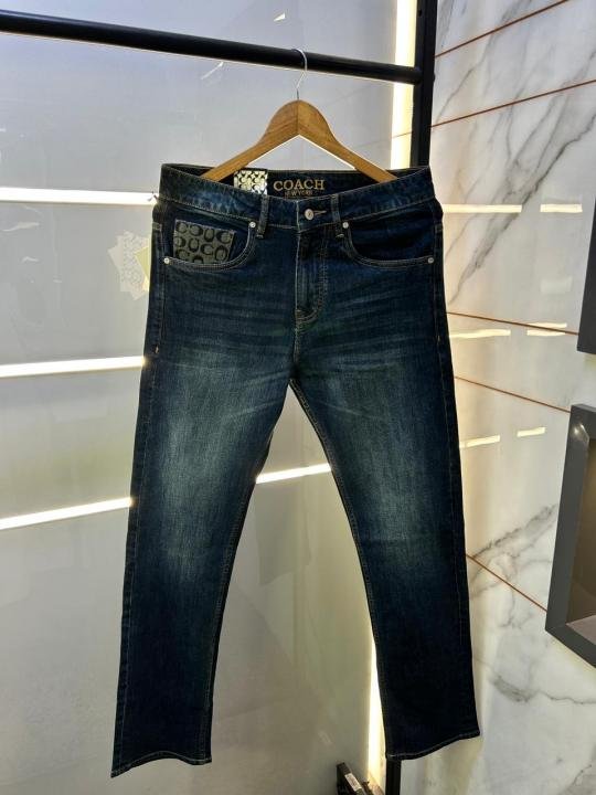 Coach Imported Navy Super Premium Denim Jeans F3471-ny - Image 5