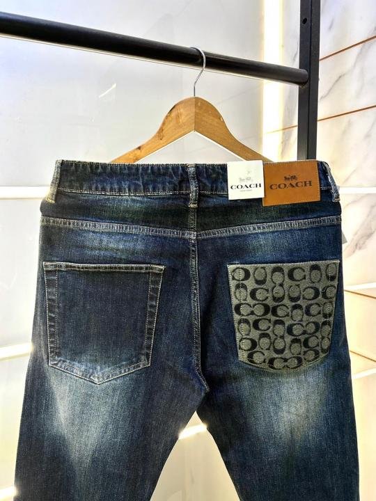 Coach Imported Navy Super Premium Denim Jeans F3471-ny - Image 3