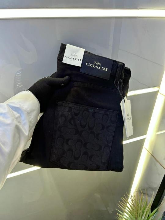Coach Imported Black Super Premium Denim Jeans F3471-BL | Premium Clothing - Image 4
