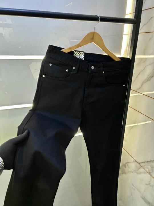 Coach Imported Black Super Premium Denim Jeans F3471-BL | Premium Clothing - Image 3