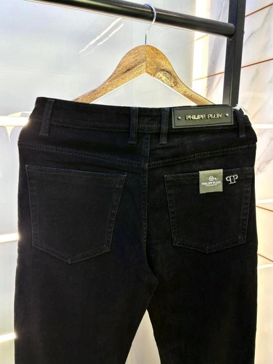 Philipp Plein Imported Black Super Premium Denim F2968-B1 | Premium Clothing - Image 4