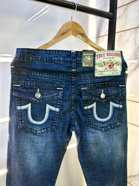 True Religion Imported Blue Super Premium Denim With Brand Box Packing And Carry Bag F2931-BU | Premium Clothing - Image 6