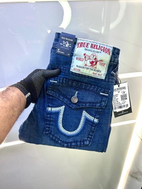 True Religion Imported Blue Super Premium Denim With Brand Box Packing And Carry Bag F2931-BU | Premium Clothing - Image 4
