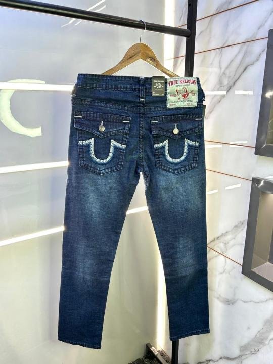 True Religion Imported Blue Super Premium Denim With Brand Box Packing And Carry Bag F2931-BU | Premium Clothing - Image 3