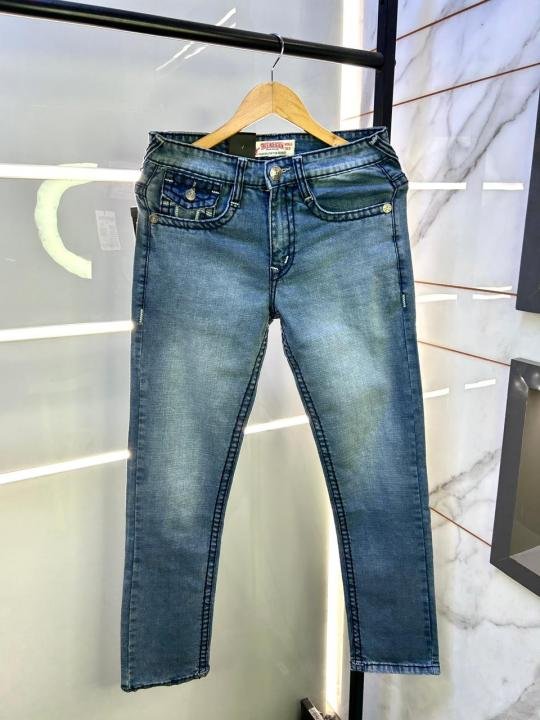 True Religion Imported Sky Super Premium Denim With Brand Box Packing And Carry Bag F2931-SK | Premium Clothing