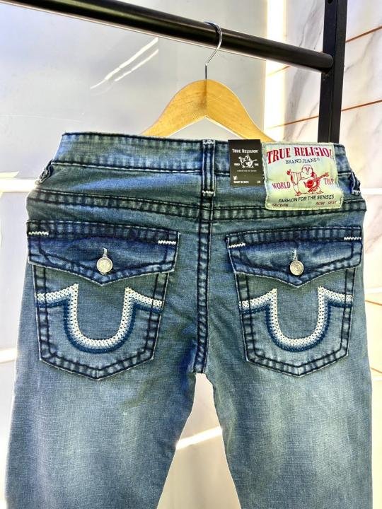 True Religion Imported Sky Super Premium Denim With Brand Box Packing And Carry Bag F2931-SK | Premium Clothing - Image 6