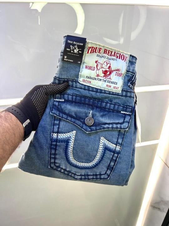 True Religion Imported Sky Super Premium Denim With Brand Box Packing And Carry Bag F2931-SK | Premium Clothing - Image 4