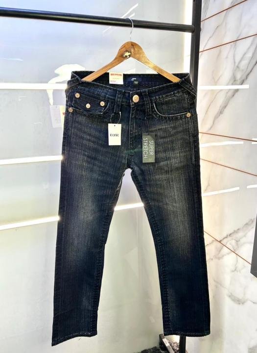 True Religion Black Imported Super Premium Denim F3080-BL | Premium Clothing - Image 5