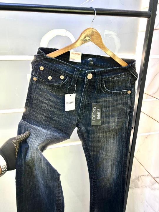 True Religion Black Imported Super Premium Denim F3080-BL | Premium Clothing - Image 4