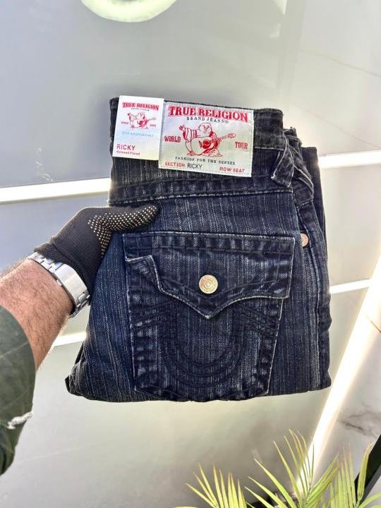 True Religion Black Imported Super Premium Denim F3080-BL | Premium Clothing - Image 2