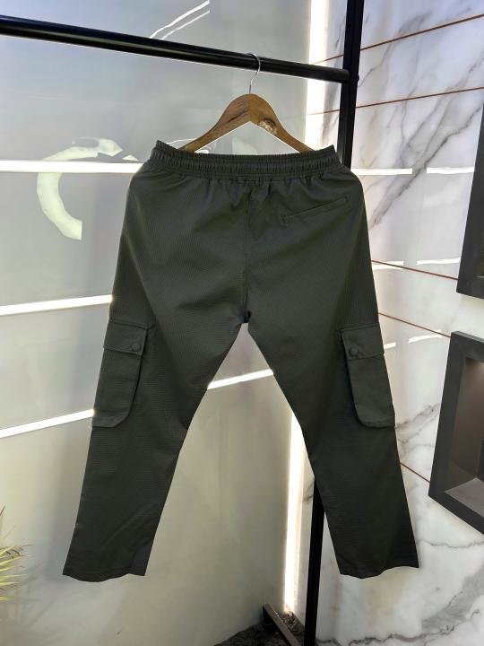 Zara  Dark Grey Imported Super Premium joggers F1820-DGY | Premium Clothing - Image 3