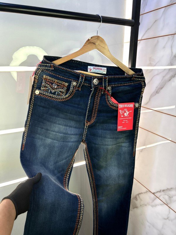 Buy True Religion Imported Super Premium Denim With Brand Box Packing And Carry Bag F2246-b2 Online in India - Bootery - Image 11
