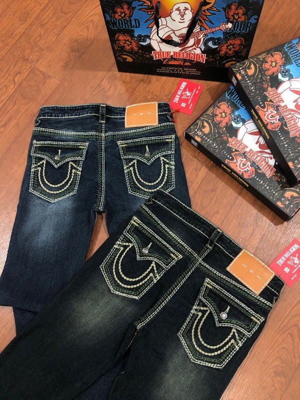 Buy True Religion Imported Super Premium Denim With Brand Box Packing And Carry Bag F2246-b2 Online in India - Bootery - Image 3