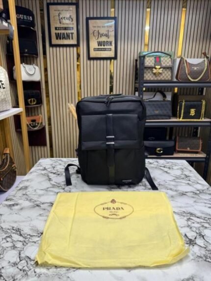 Prada New Saffiano Re-nylon Unisex Backpack With Dust Bag Price in India - Buy at Bootery