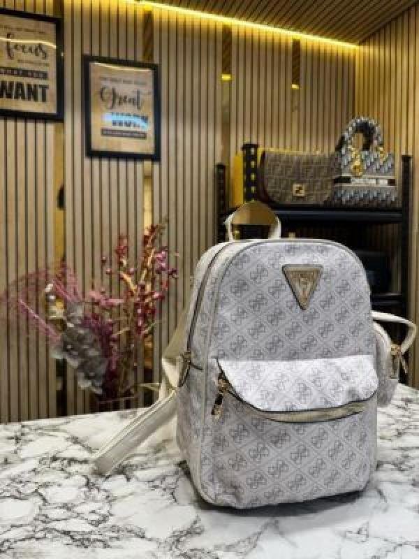 Guess WOMENS BRAND LOGO BAGPACK WITH DUST BAG AND POUCH - Image 3