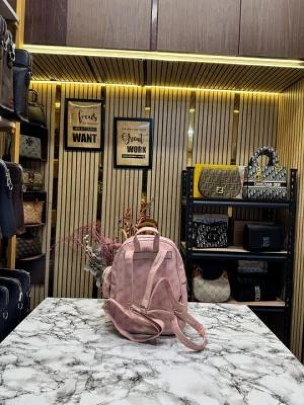 Guess WOMENS BRAND LOGO BAGPACK WITH DUST BAG AND POUCH - Image 4