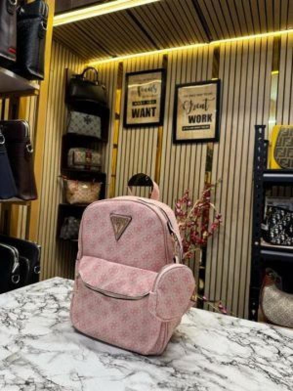 Guess WOMENS BRAND LOGO BAGPACK WITH DUST BAG AND POUCH - Image 3