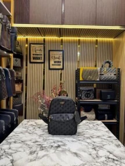 Guess Womens Brand Logo Backpack With Dust Bag And Pouch Price in India - Style 5 - Buy at Bootery