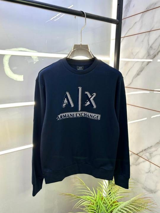 Armani Exchange Imported Navy Super Premium Sweatshirts F3397-ny