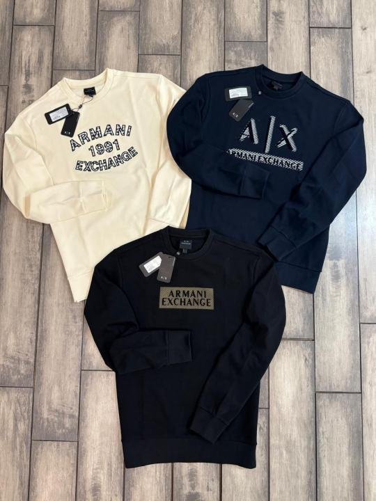 Buy Armani Exchange Imported Black Super Premium Sweatshirts F3397-bl Online in India - Bootery - Image 4
