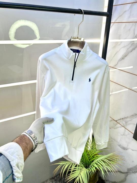 Ralph Lauren Imported White Super Premium Sweatshirts F3398-wh - Best Price Online - Bootery - Image 10