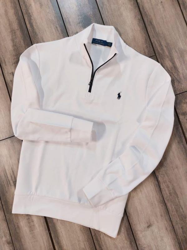 Ralph Lauren Imported White Super Premium Sweatshirts F3398-wh - Best Price Online - Bootery - Image 8