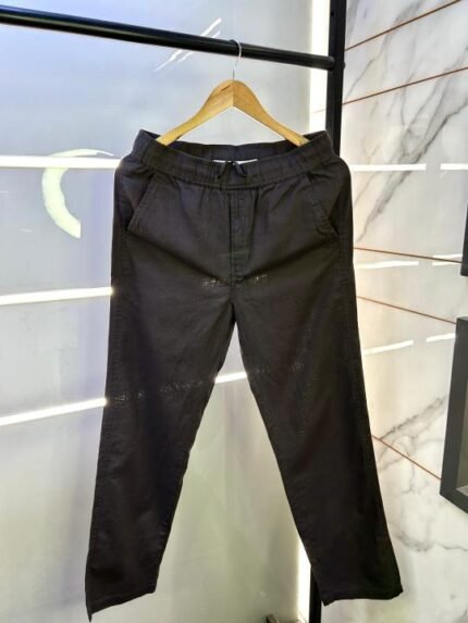 Zara Dark Grey Linen Relax Fit Super Premium Trouser F2879-dgy Price in India - Buy at Bootery